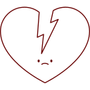 corazón roto icon