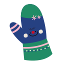 guante de navidad icon