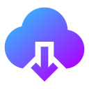 descarga en la nube icon