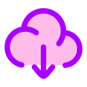 descarga en la nube icon