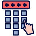 código pin icon