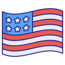 bandera americana icon