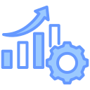 métricas de rendimiento icon