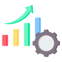 métricas de rendimiento icon