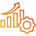 métricas de rendimiento icon