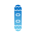 tabla de snowboard icon