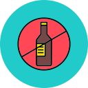 sin alcohol icon