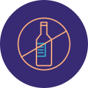 sin alcohol icon