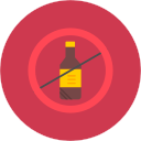 sin alcohol icon