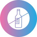 sin alcohol icon