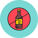 sin alcohol icon