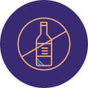 sin alcohol icon