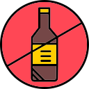 sin alcohol icon