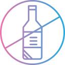 sin alcohol icon