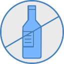 sin alcohol icon