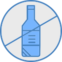 sin alcohol icon