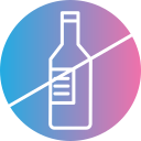 sin alcohol icon