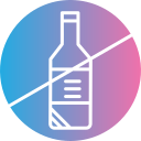 sin alcohol icon