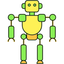 robot humano icon