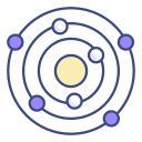 estructura atómica icon