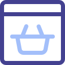 sitio web de compras icon