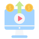 monetización de contenidos icon