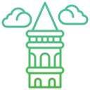 Galata tower icon
