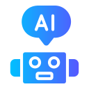 chat con inteligencia artificial icon