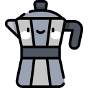 Cafetera moka icon