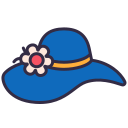 sombrero de verano icon