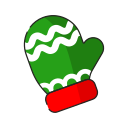 guantes de navidad icon