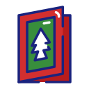 tarjeta de navidad icon