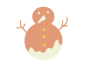 muñeco de nieve de navidad icon