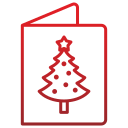 tarjeta de navidad icon