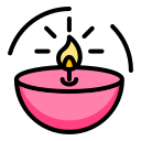 lámpara de diwali icon