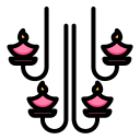 lámpara de diwali icon