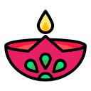 lámpara de diwali icon