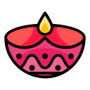 lámpara de diwali icon