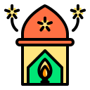 lámpara de diwali icon