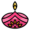 lámpara de diwali icon