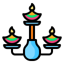 lámpara de diwali icon