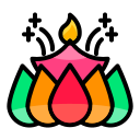 lámpara de diwali icon