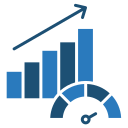 métricas de rendimiento icon