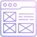 estructura alámbrica icon