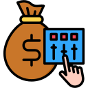 gestión del dinero icon