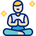 yoga animated icon