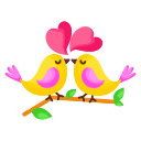 pájaros del amor icon