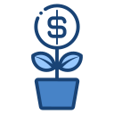 inversión de dinero icon