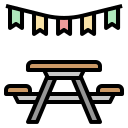 mesa de picnic icon