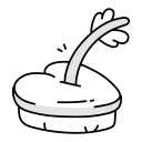 durchbohrt 